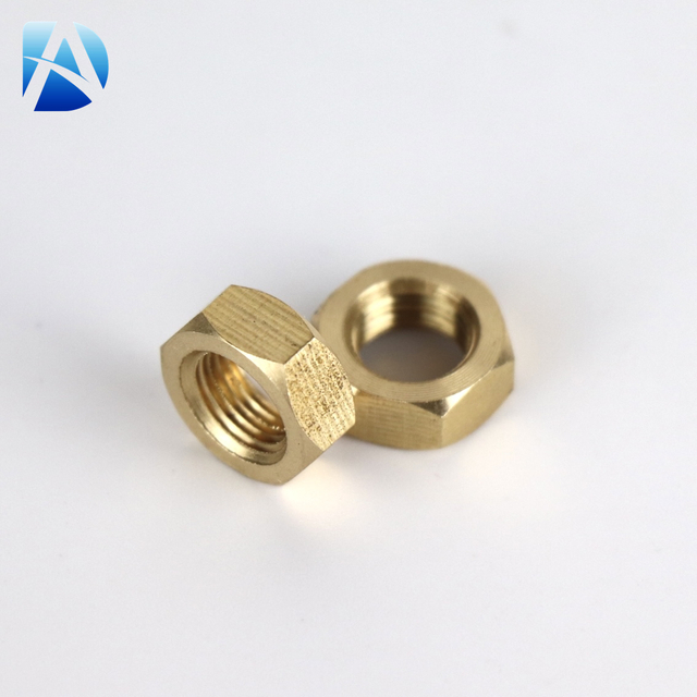 Direct Supply Copper Brass DIN 6923 Hex Flange Nut Bolt Fastener Factory
