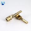 Precision CNC Machined Brass String Ball Head Screw with Threaded Hole for Custom Applications