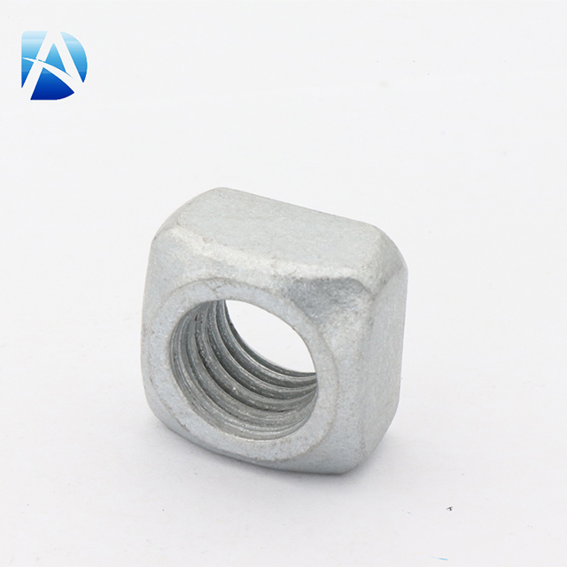 M12 M16 M20 Stainless Steel Square Head Nut DIN557 Or Galvanized Carbon Steel Square Nut