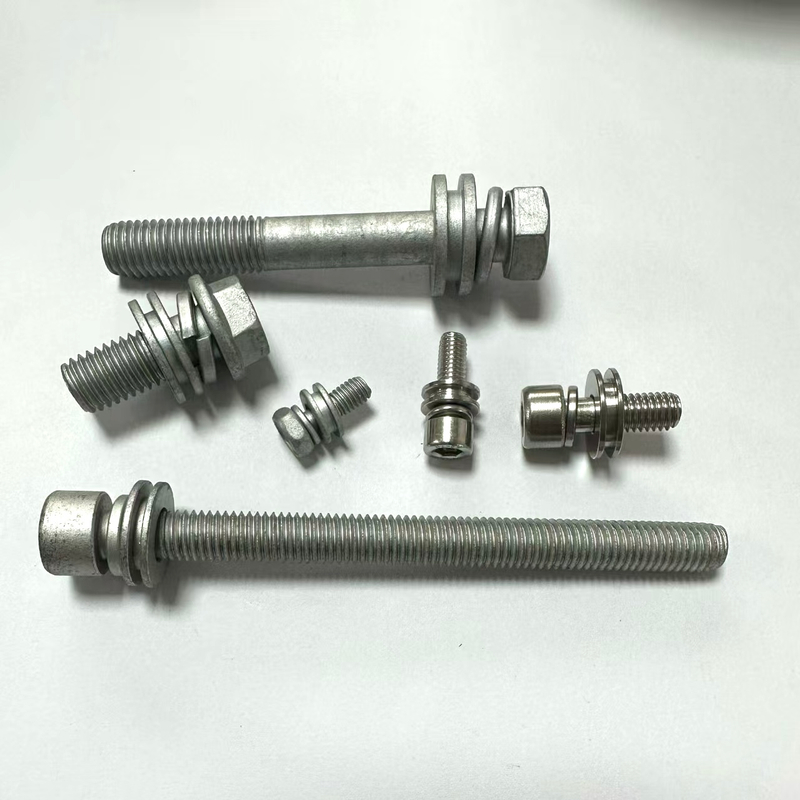 Carbon steel screws with Dacromet Geomet Coating