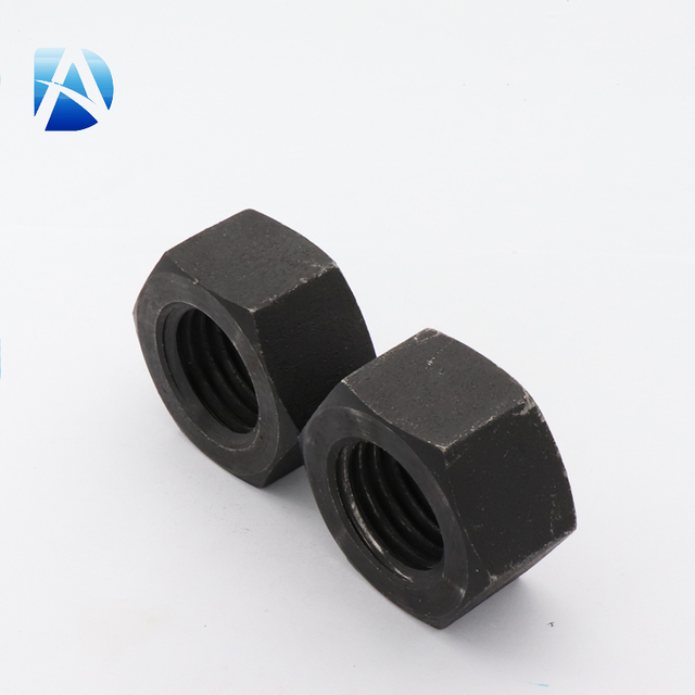 High-Strength Grade 8 Carbon Steel Hexagon Nut: Blackened GB6170 Galvanized Hexagon Nut Screw