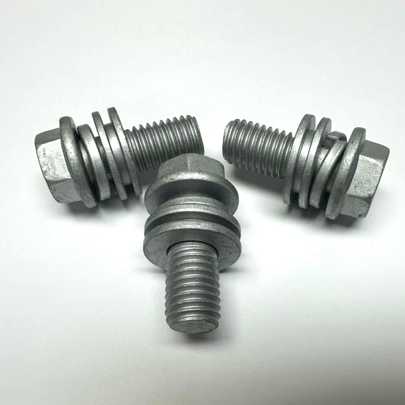 Carbon steel screws with Dacromet Geomet Coating