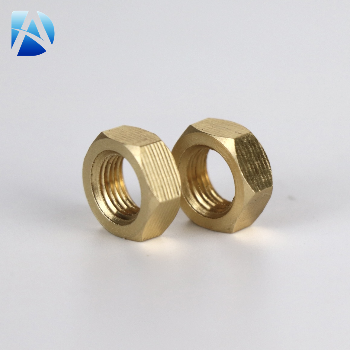 Brass Copper Bronze Alloy H59 H62 Heavy Style Hexagon Machine Bolt Nut Hex Jam Nuts ISO 4035