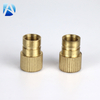 Custom Brass Nut Inserts M2 M4 M6 M8 Knurling Threaded Nuts Bolts