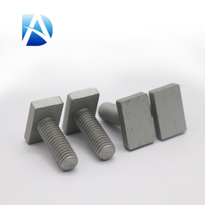 High carbon steel T-shaped screw M8 with Geomet Coating
