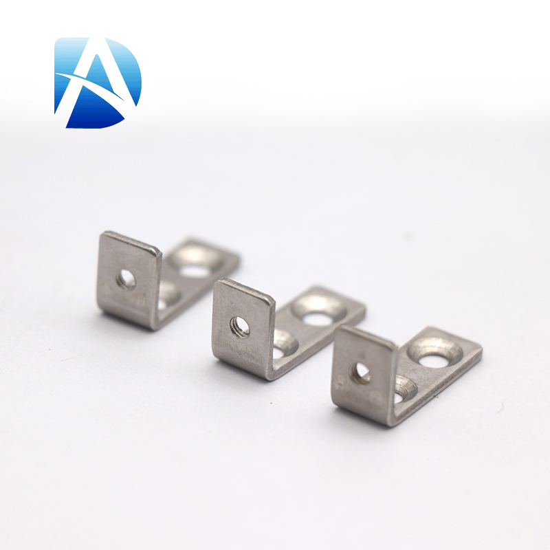 Stainless steel L-shaped bracket chamfer
