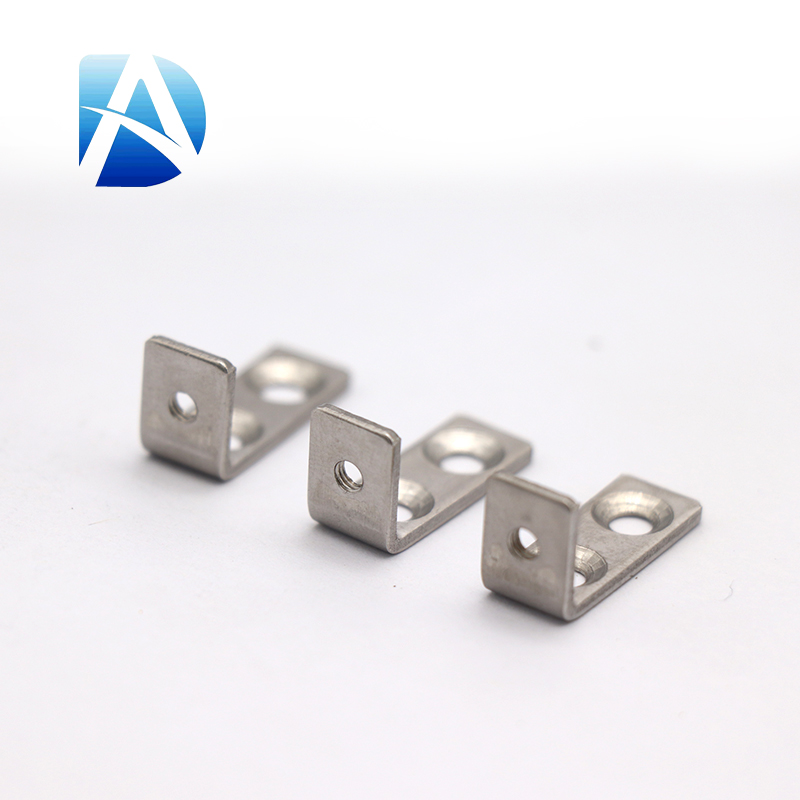 Stainless steel L-shaped bracket chamfer