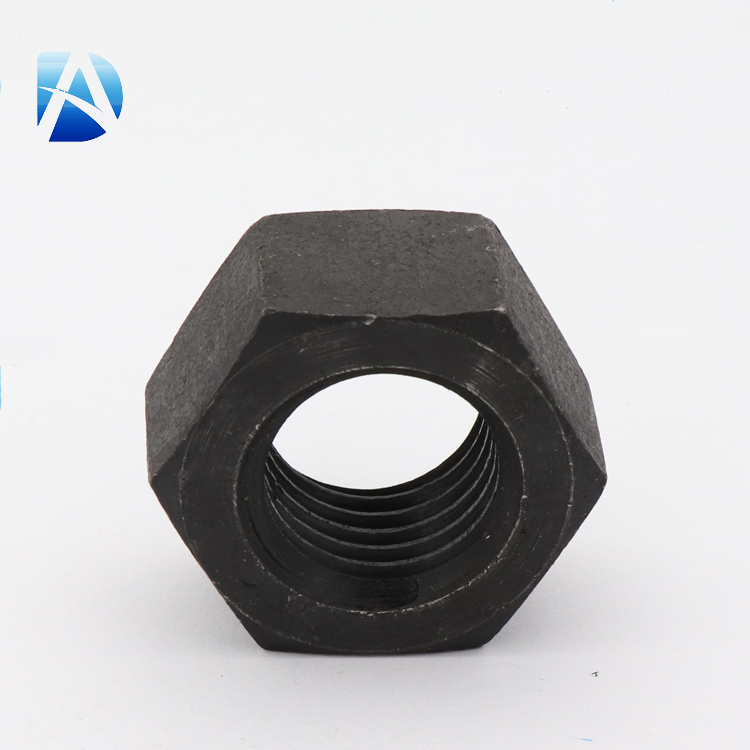 Hexagon Nut Carbon Steel Grade 8 High Strength Blackened GB6170 Galvanized Hexagon Nut Screw