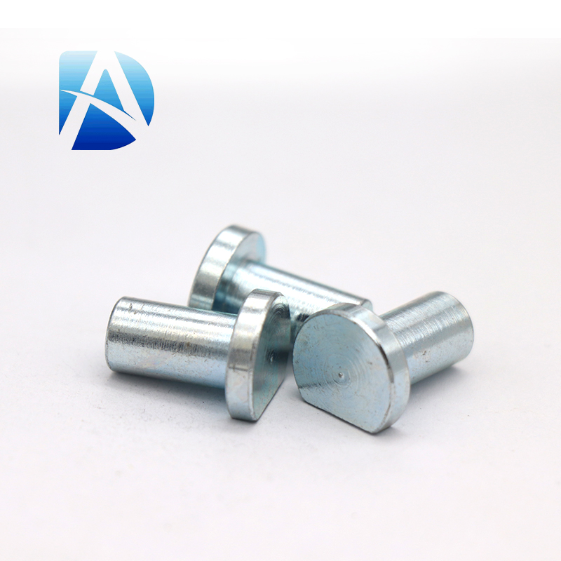 Carbon steel rivet shaped nut M6 galvanized zinc plated