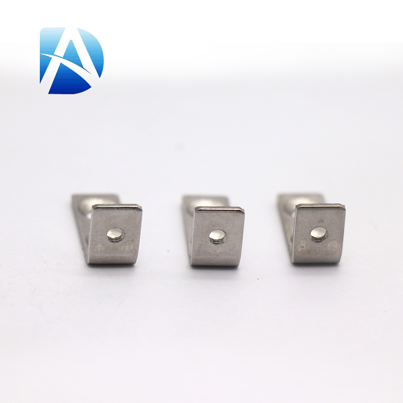 Stainless steel L-shaped bracket chamfer