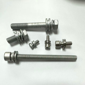 Carbon steel screws with Dacromet Geomet Coating