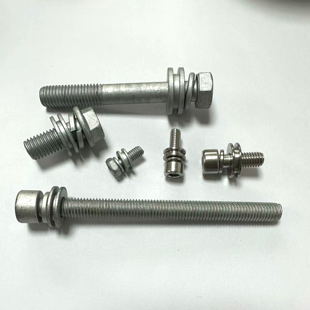 Carbon steel screws with Dacromet Geomet Coating