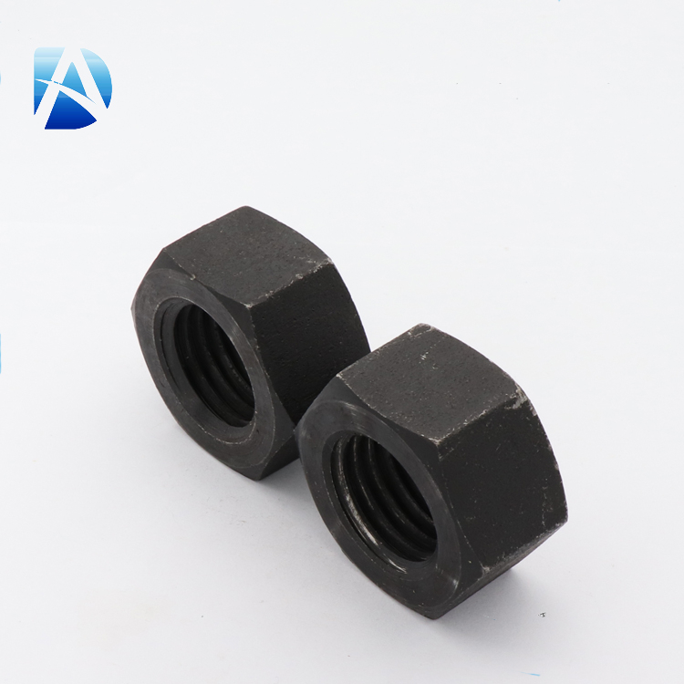 Hexagon Nut Carbon Steel Grade 8 High Strength Blackened GB6170 Galvanized Hexagon Nut Screw