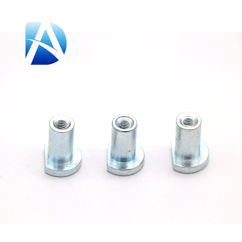 Carbon steel rivet shaped nut M6 galvanized zinc plated