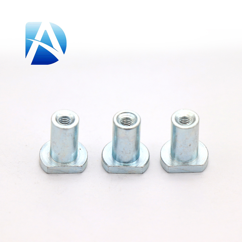 Carbon steel rivet shaped nut M6 galvanized zinc plated