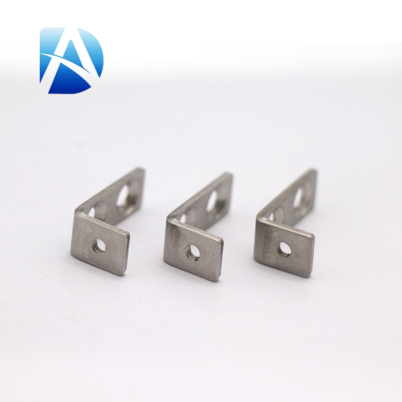 Stainless steel L-shaped bracket chamfer