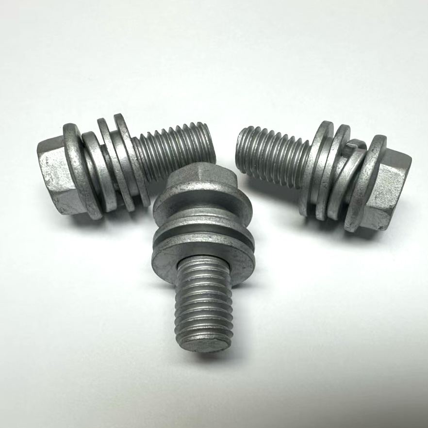 Carbon steel screws with Dacromet Geomet Coating