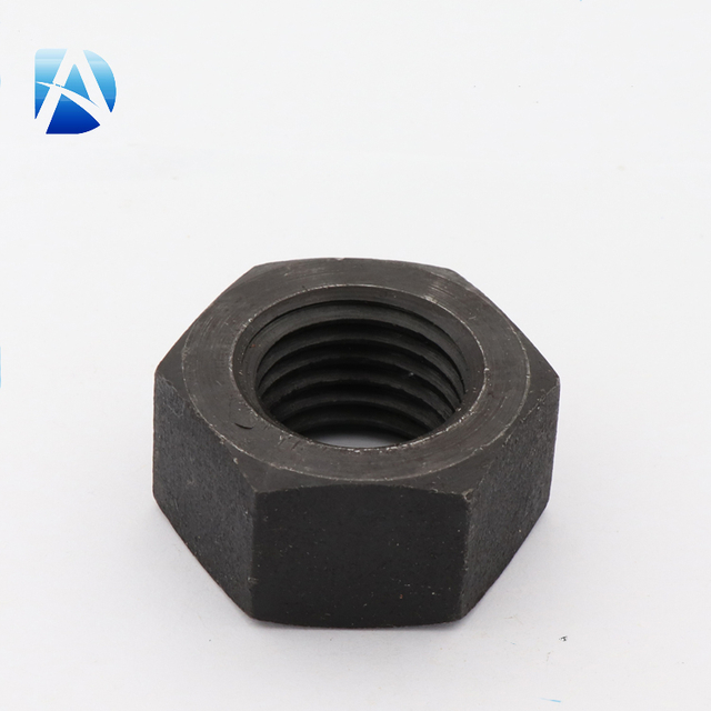 Grade 8 Carbon Steel Hexagon Nuts Blackened GB6170 Galvanized Screws