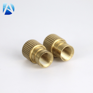 Custom Brass Nut Inserts M2 M4 M6 M8 Knurling Threaded Nuts Bolts