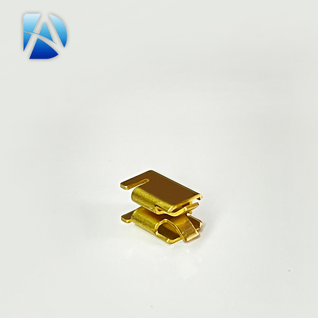 Precision Brass Spring Electric Socket Contact Gold-Plating Contact