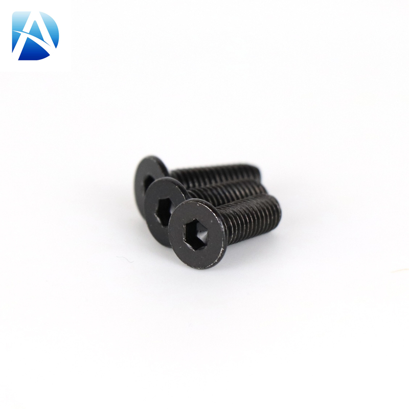 Custom Fasteners Black Oxide Hex Washer Flange Head Screw