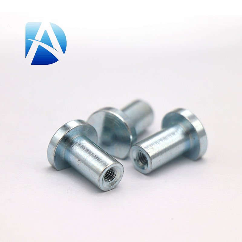 Carbon steel rivet shaped nut M6 galvanized zinc plated