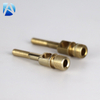 Precision CNC Machined Brass String Ball Head Screw with Threaded Hole for Custom Applications