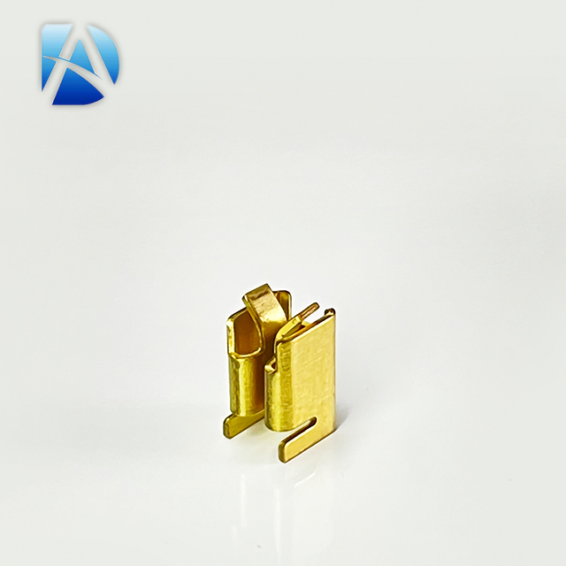 Precision Brass Spring Electric Socket Contact Gold-Plating Contact