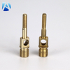 Precision CNC Machined Brass String Ball Head Screw with Threaded Hole for Custom Applications